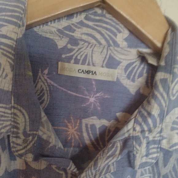 Moda Campia Moda Men's button down Shirt Size L - Picture 3 of 4